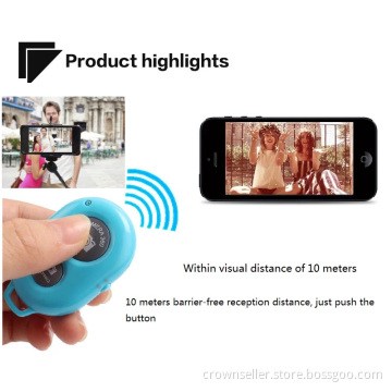 Wireless Bluetooth Shutter Key+Selfie Self Monopod Self-Shot Holder